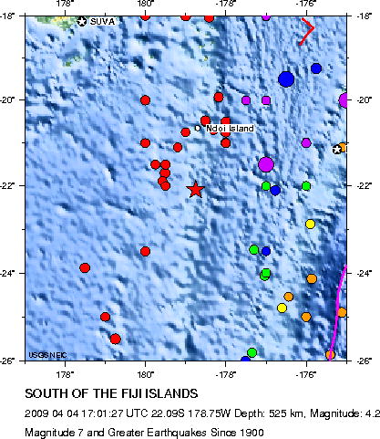 Magnitude 7 and Greater Earthquakes