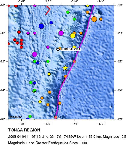 Magnitude 7 and Greater Earthquakes