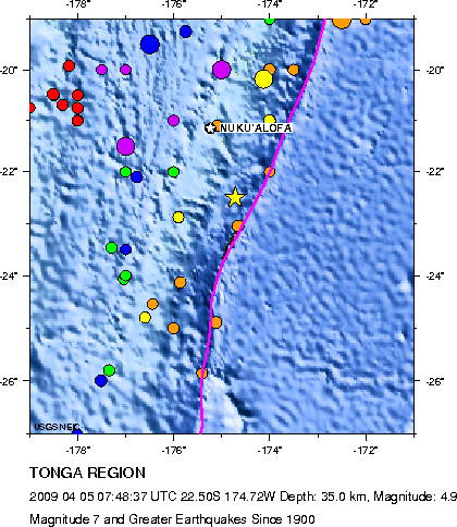 Magnitude 7 and Greater Earthquakes