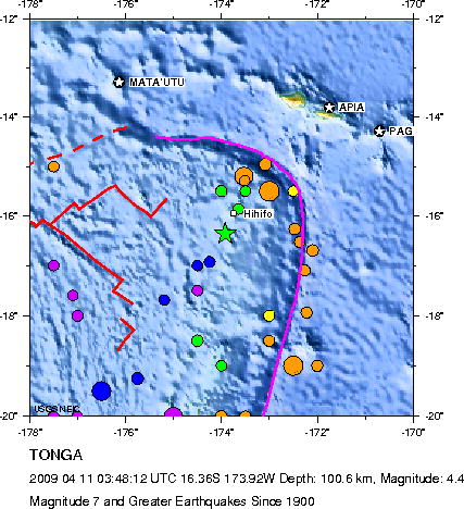 Magnitude 7 and Greater Earthquakes
