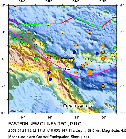 Magnitude 7 and Greater Earthquakes