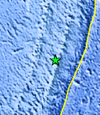 Small map showing earthquake