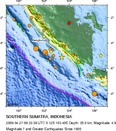 Magnitude 7 and Greater Earthquakes