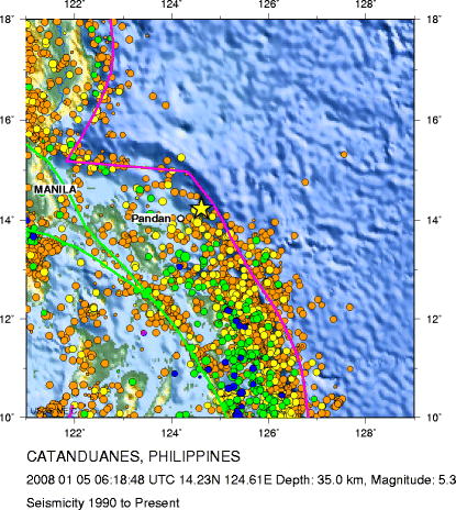 Historic Seismicity