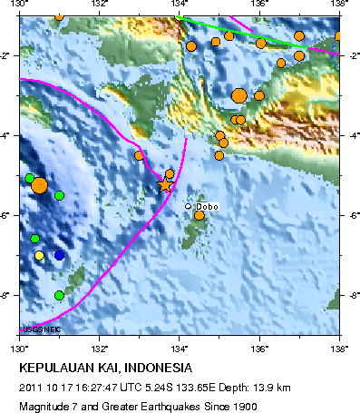 Magnitude 7 and Greater Earthquakes