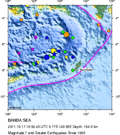 Magnitude 7 and Greater Earthquakes