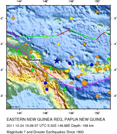 Magnitude 7 and Greater Earthquakes